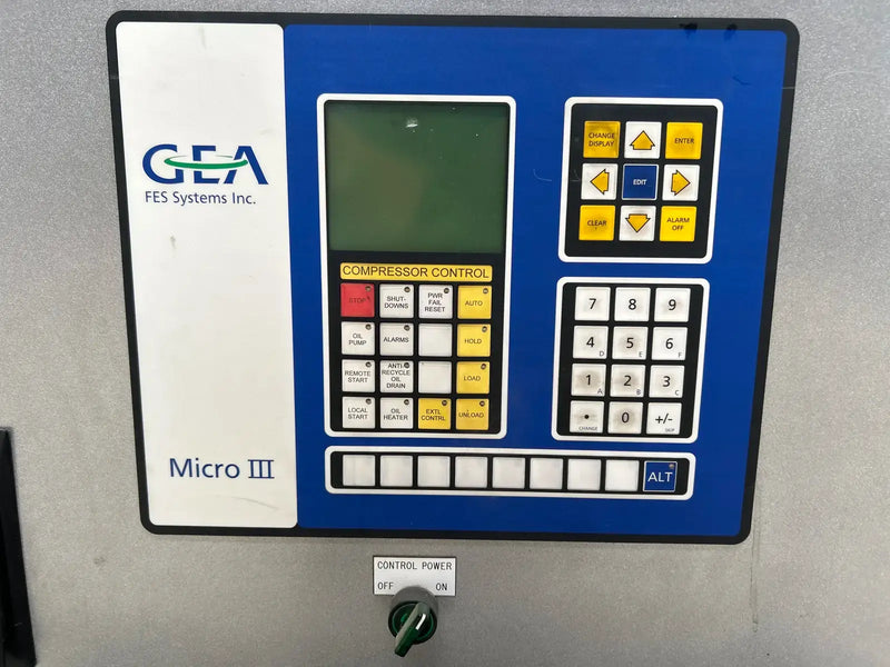 Panel de control micro del compresor de tornillo GEA Micro III