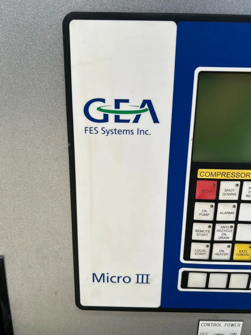 GEA Micro III Screw Compressor Micro Control Panel