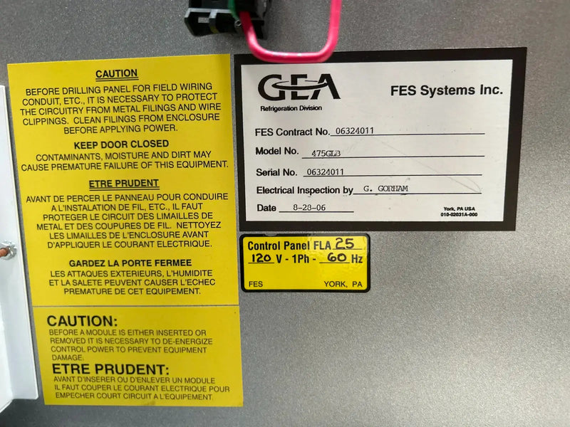 GEA Micro III Screw Compressor Micro Control Panel