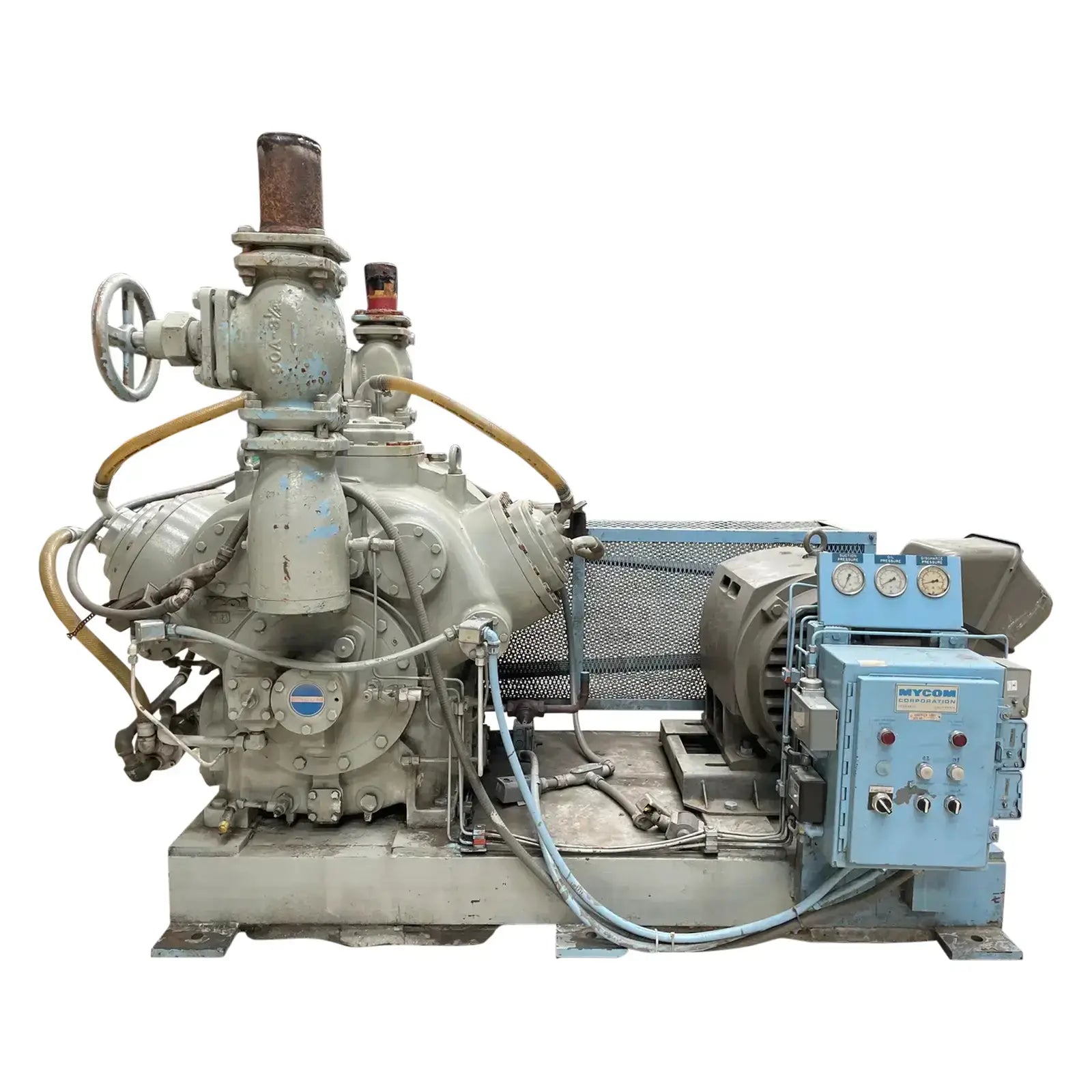 Mycom UN6WB 6-Cylinder Reciprocating Compressor Package (100 HP 230/46