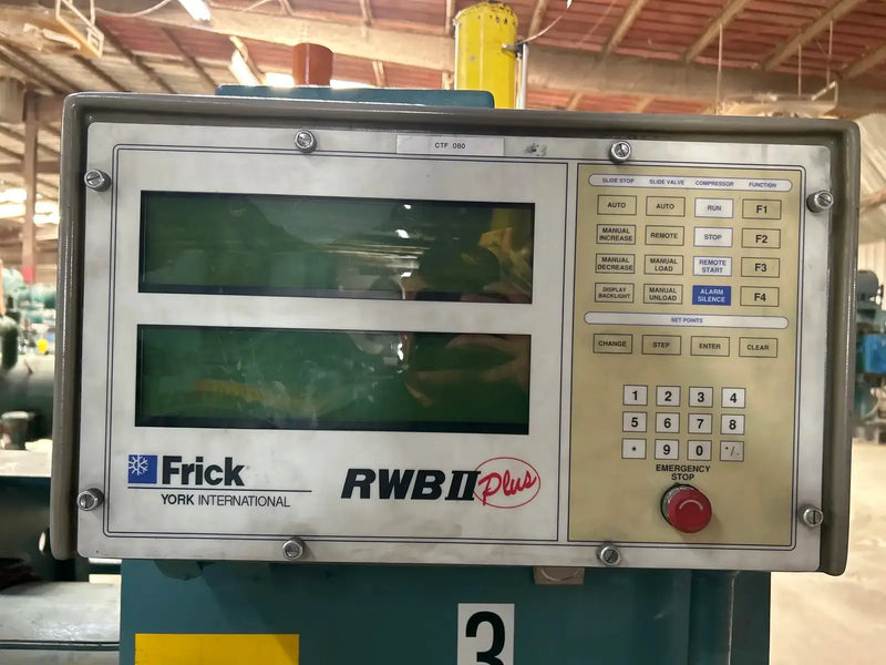 Frick RWB-II-177H Rotary Screw Compressor Package (Frick TDSH233S, 400 HP 460 V, Frick RWB-II Plus Micro Control Panel)