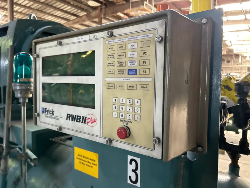 Frick RWB-II-177H Rotary Screw Compressor Package (Frick TDSH233S, 400 HP 460 V, Frick RWB-II Plus Micro Control Panel)