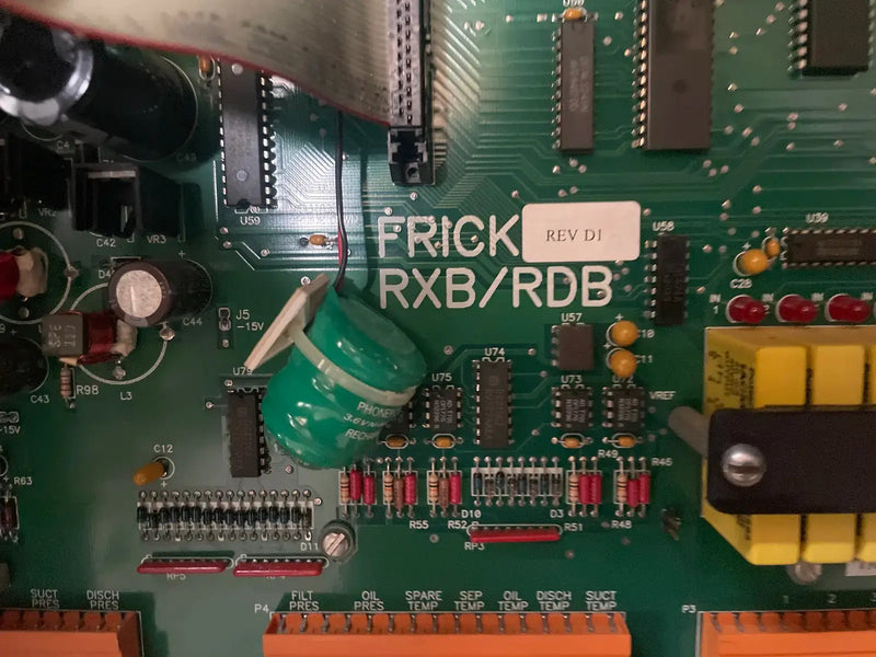 Paquete de compresor de tornillo rotativo Frick RDB-399B (Frick TDSL283L, 300 HP 460 V, panel de control micro)