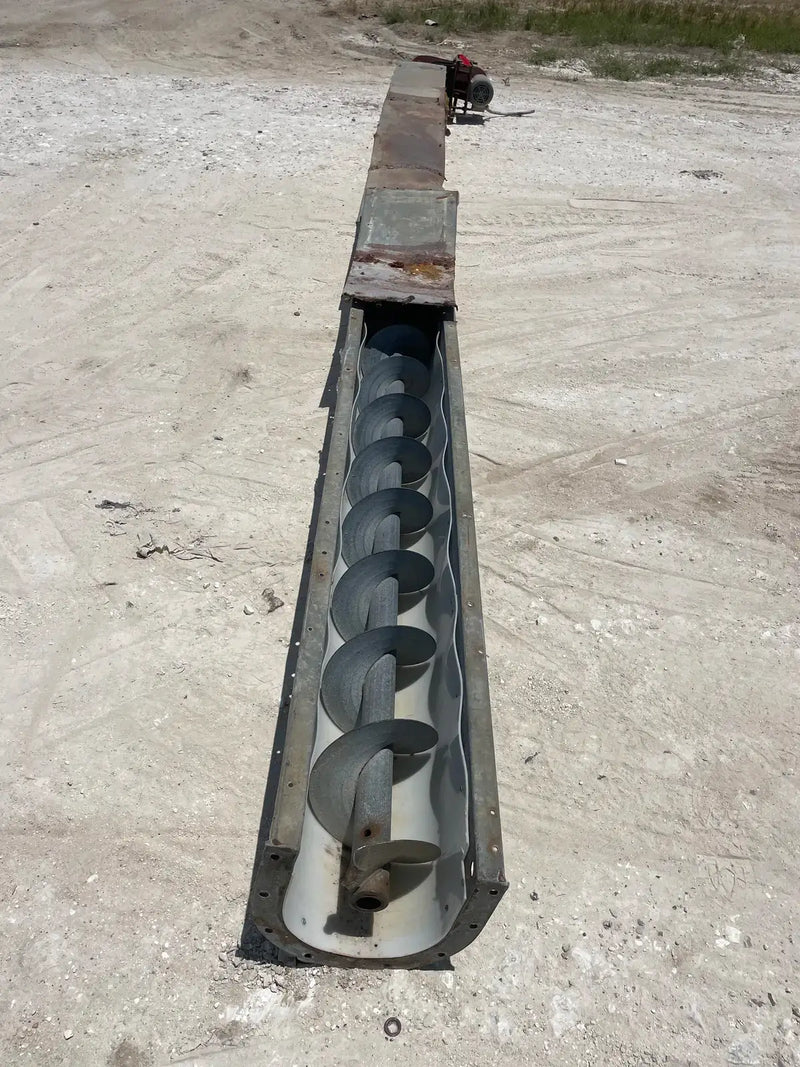 Sinfín de tornillo de acero galvanizado (242 x 9 pulgadas de diámetro)