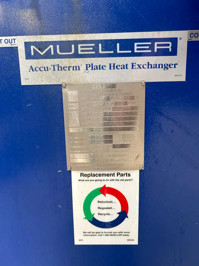 Mueller AT25W Accu-Therm Semi-Welded Plate Heat Exchanger