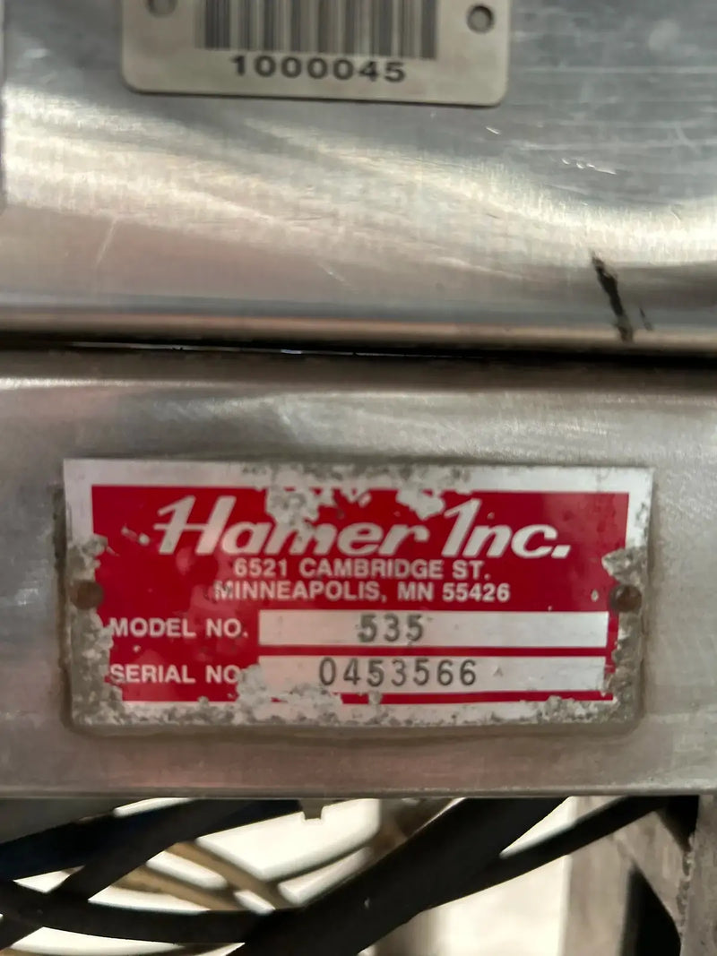 Hamer Inc 535 Automatic Form Fill & Seal Ice Packaging System