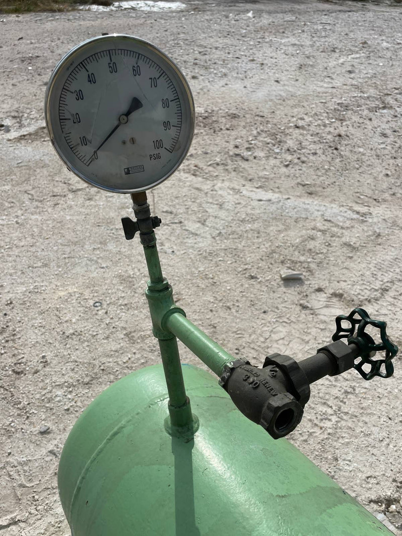 Precision Heat Exchanger Horizontal Oil Pot ( 12" dia x 60" L. 33 Gallons)