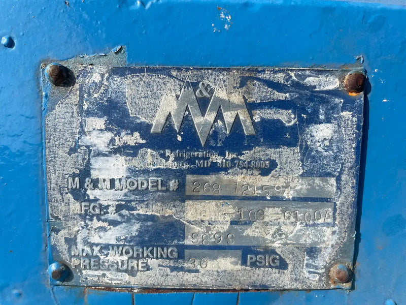 M&amp;M 268121594 Paquete de compresor de tornillo rotativo (268 121594, 350 HP)
