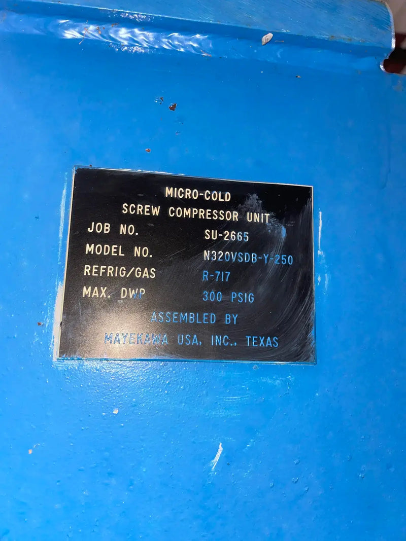 Mycom 320VSDB Screw Compressor Package (320VSDB, 250 HP, 460V,MISSING