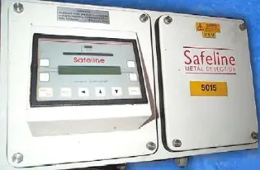 Detector de metales Safeline de alimentación por gravedad, modelo GF 150