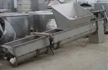 Screw Auger Conveyor, Stainless Steel