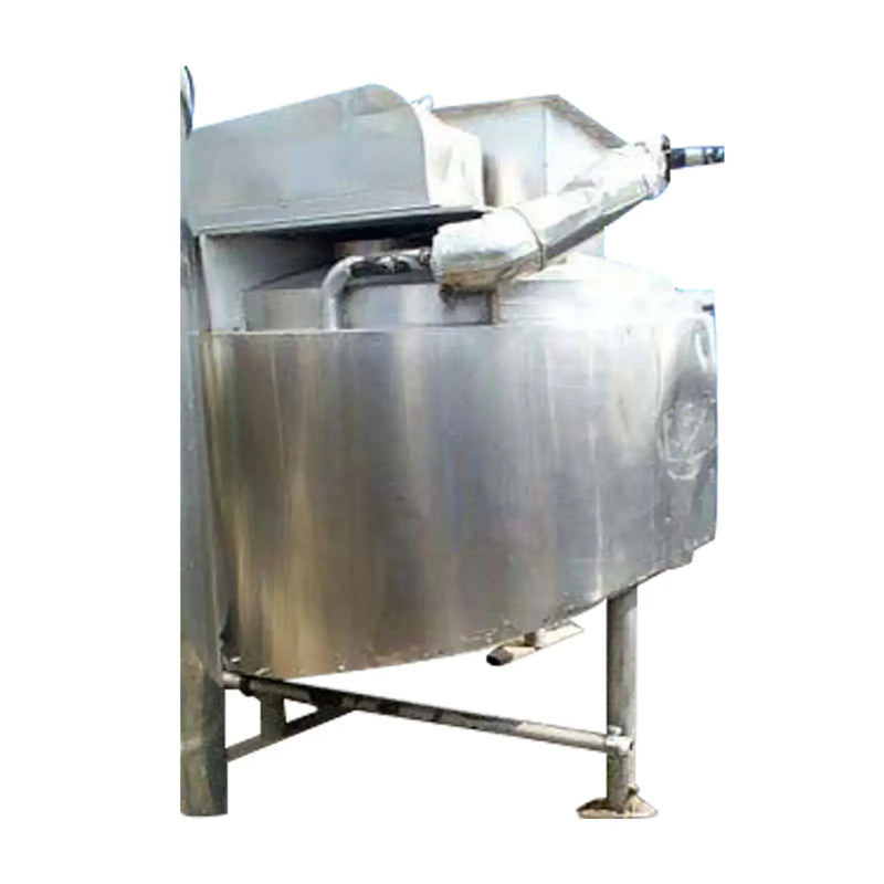 Dome-Top Sloped Bottom Jacketed Mix Tank-350 Gallon