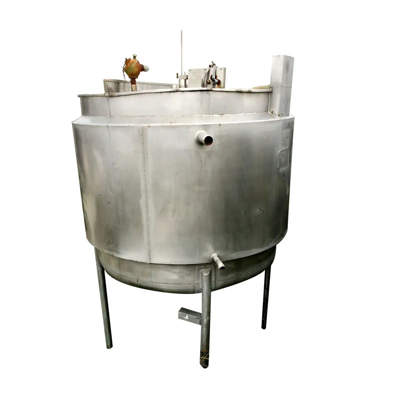 Tanque de mezcla Mueller de acero inoxidable - 300 galones