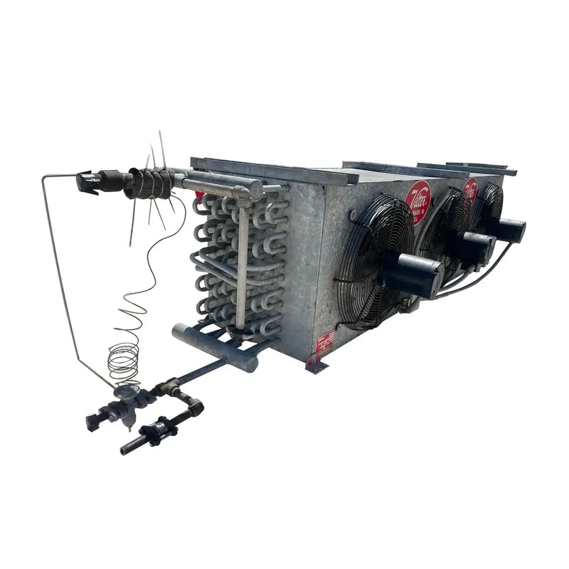 Vilter LPX-15 83 1/3 XA HGP Bobina evaporadora de amoníaco/freón - 6.7 TR, 3 ventiladores (baja temperatura)