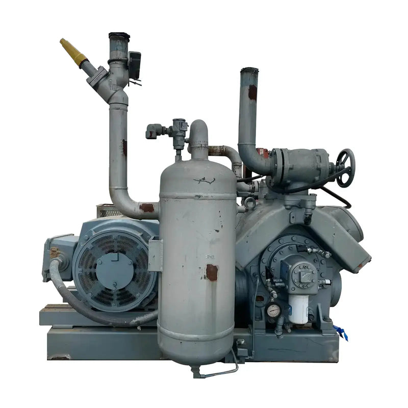 Sabroe SMC-106E 6-Cylinder Reciprocating Compressor Package (75 HP, 208-230/460 V)