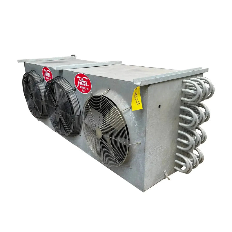 Vilter SC 24-64-1/2-RA-HGC Ammonia Evaporator Coil- 11 TR, 3 Fans (Low Temperature)