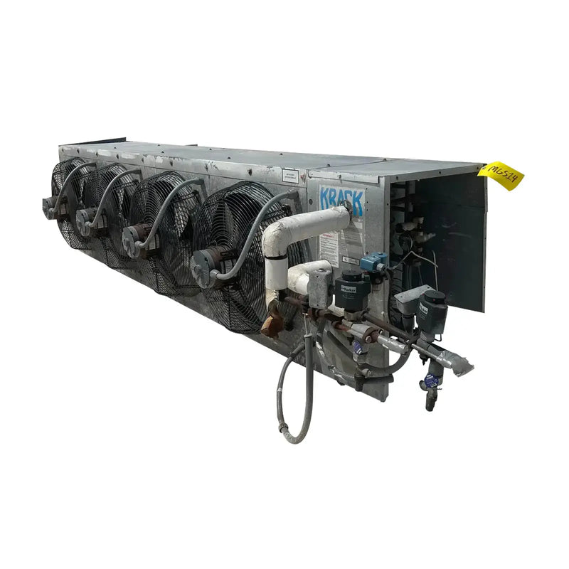 Krack DT4S-925-DXA-HGC-LH Ammonia Evaporator Coil- 10 TR, 4 Fans (Low/Medium Temperature)