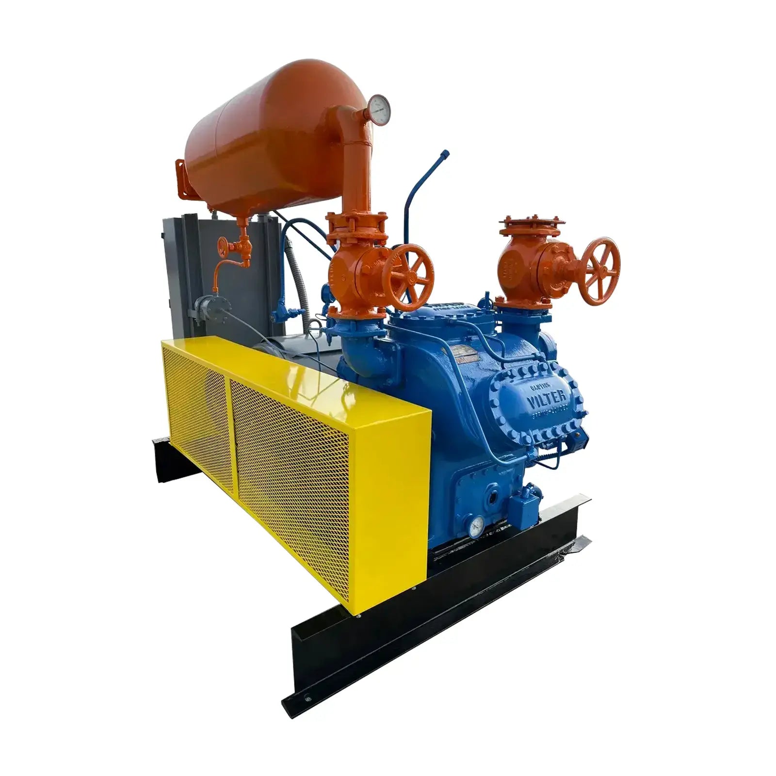 Vi Rod Compressor Vilter 456 6-Cylinder Reciprocating Compressor Package (125 HP 460 V,