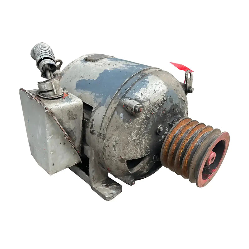 Motor eléctrico Crocker Wheeler (30 HP, 1750 RPM, 220-440 V)