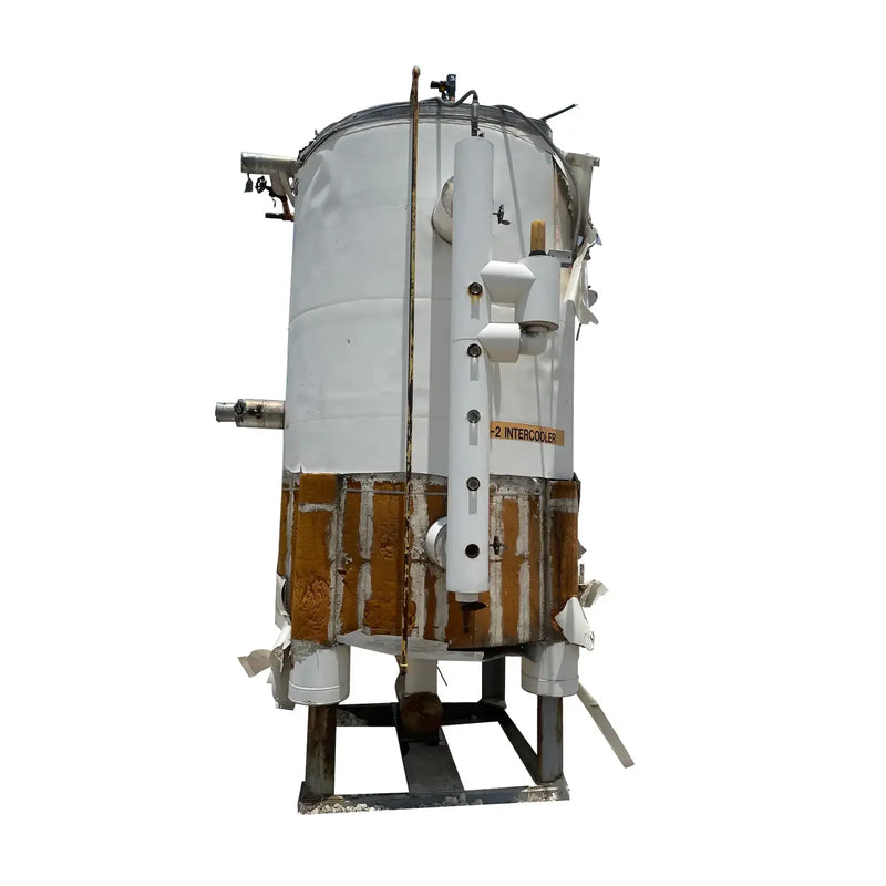 Industrial Service &amp; Fabricators Inc VIC 72-113 Intercooler vertical de amoníaco (72 pulgadas x 113 pulgadas, 2000 galones)
