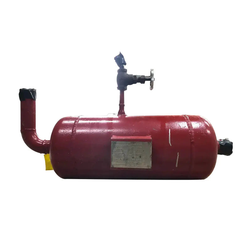 Separador de aceite horizontal R&amp;Y (10 pulgadas x 32 pulgadas, 15 galones)