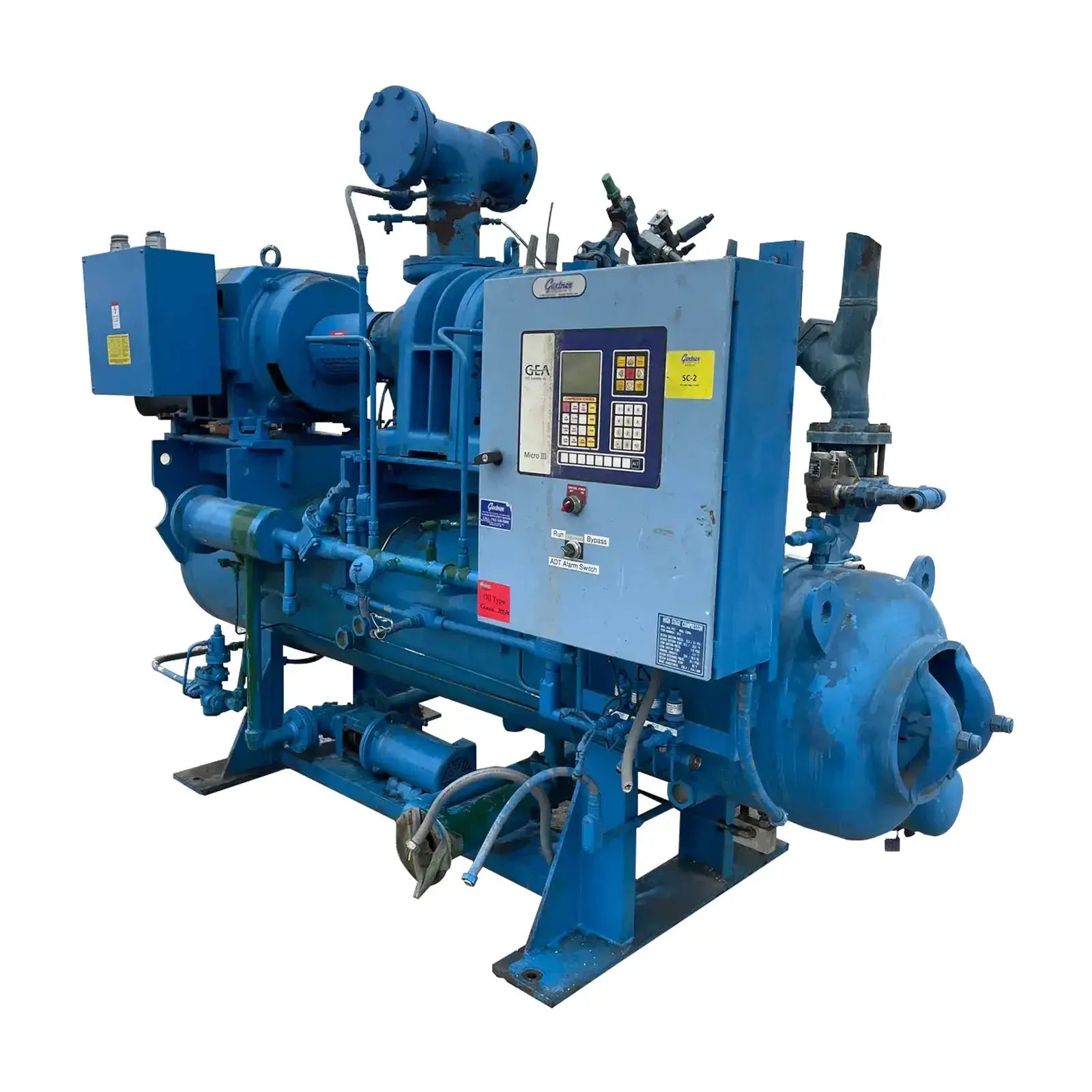 Gea Model R GEA 230GL Rotary Screw Compressor Package (GEA R-52, 300 HP 460 V, Mic