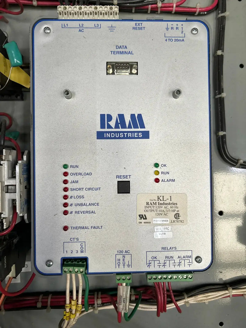 Ram Industries Screw Compressor Motor Starter (125 HP, 460 Volts, 60 Hz)