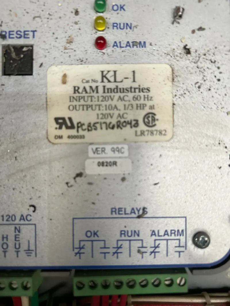 Ram Industries Screw Compressor Motor Starter (150 HP, 460 Volts, 60 Hz)