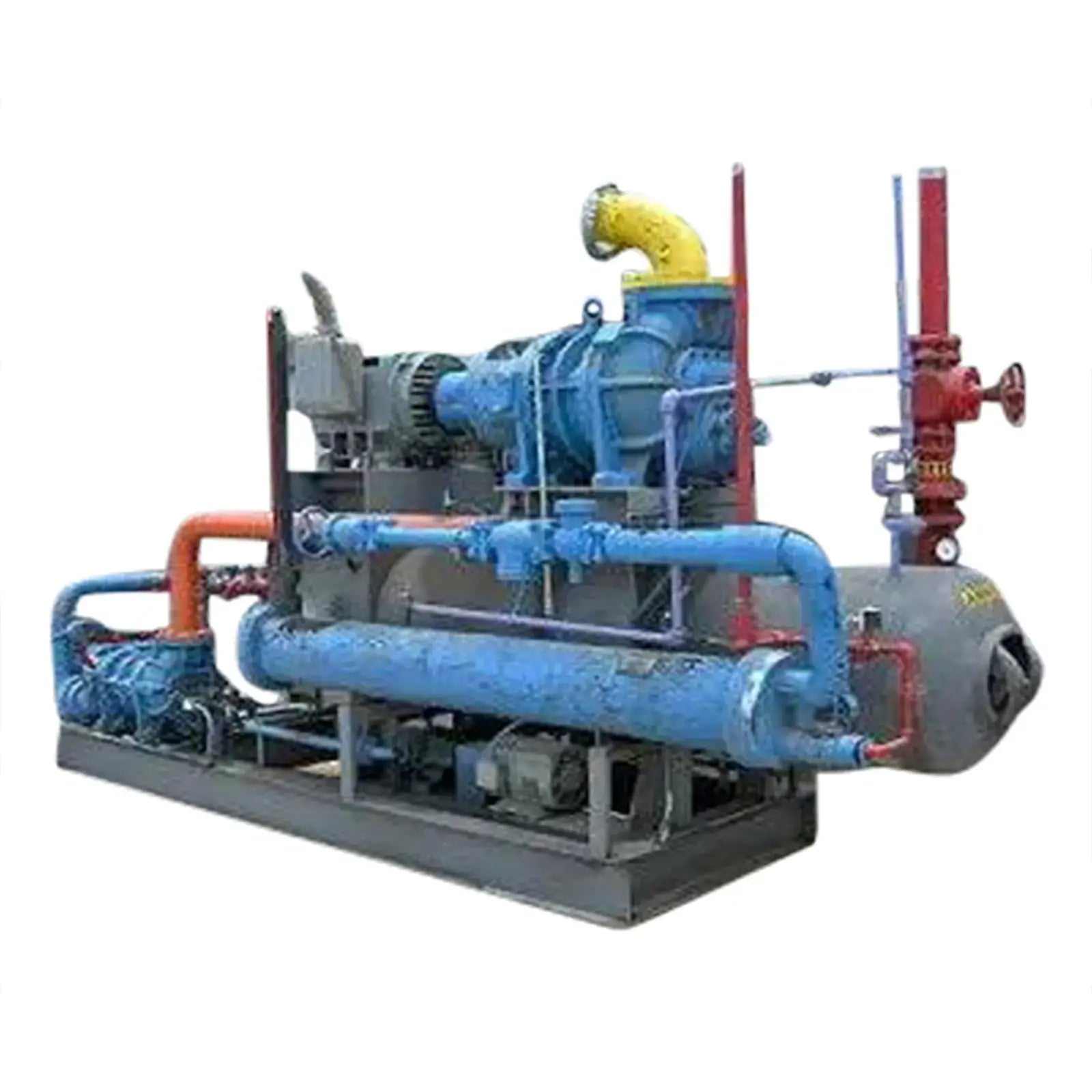 Compound Air Compressor FES Rotary Screw Compound Ammonia Refrigeration Compressor Package - 3