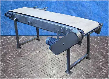 Stainless Steel Belt Conveyor - 14 in. W