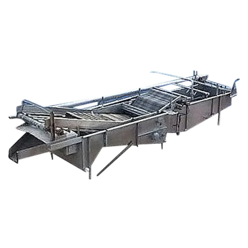 Stainless Steel Elevated Conveyor with Wash Tank- 500 Gallon
