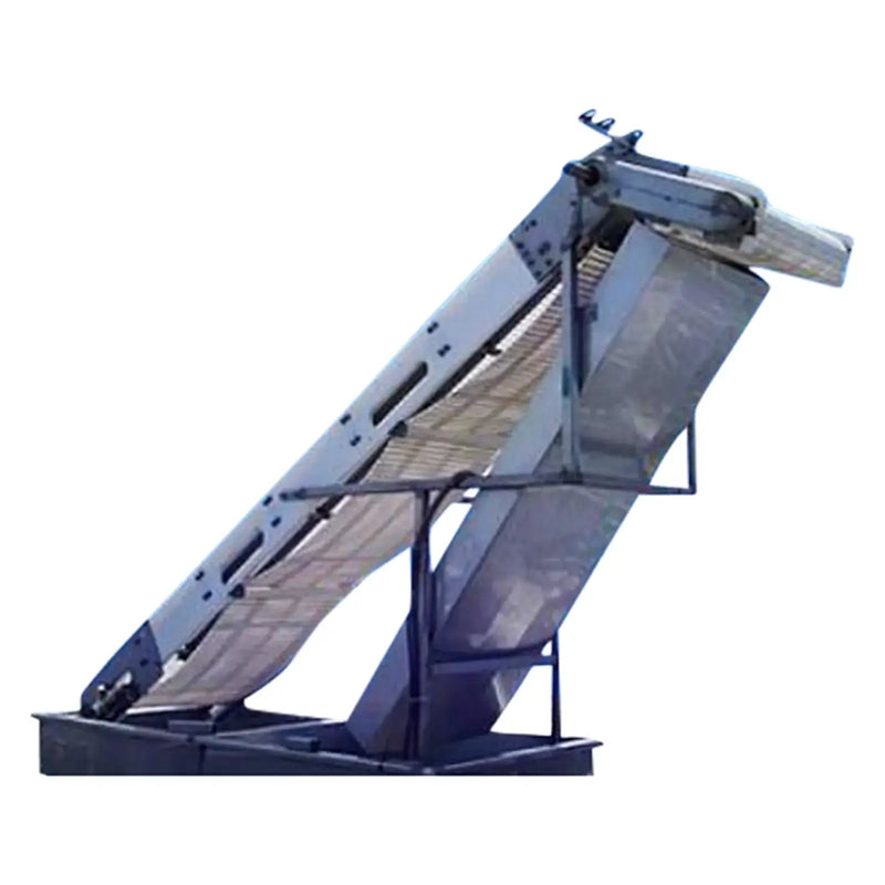 Stainless Steel Rectangular Tank with Dewatering Conveyor - 275 Gallons