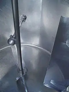 Tanque de mezcla vertical de carcasa única de acero inoxidable: 1000 galones