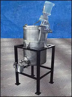Tanque de acero inoxidable con mezclador Perma-San - 40 galones