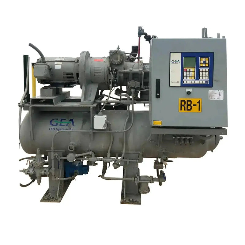 GEA Rotary Screw Compressor Package (GEA G-62, 40 HP 460/230/208 V, GEA Micro Control Panel)