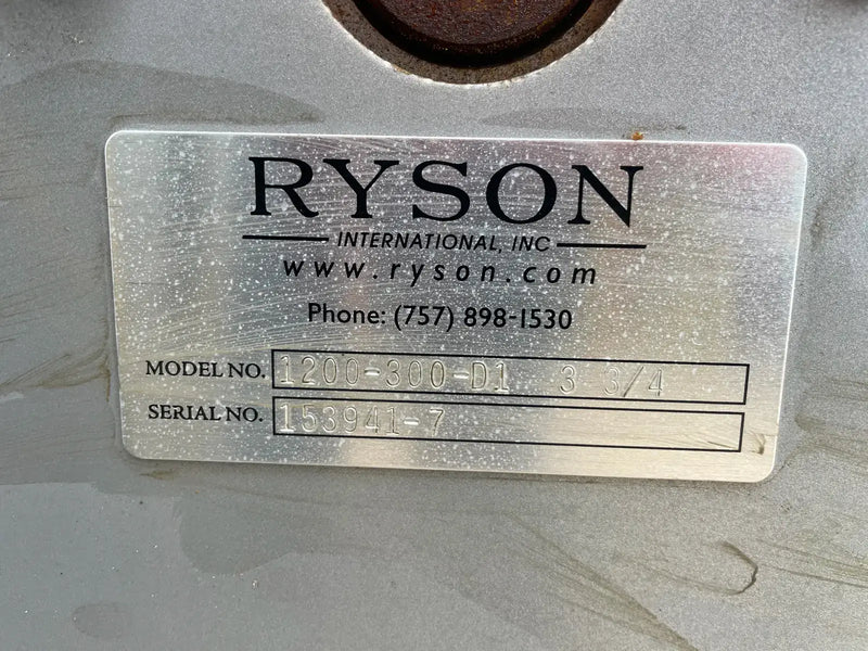 Ryson International 1200-300-D1 3 3/4 Vertical Spiral Conveyor Belt System