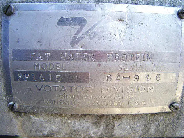 Intercambiador de calor de superficie raspada Cherry-Burrell Votator - 6 x 72