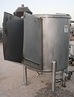 1990 Cherry Burrell Feldmeier Equipment Stainless Steel Single Shell Tank – 300 Gallon Cherry Burrell Feldmeier Equipment 