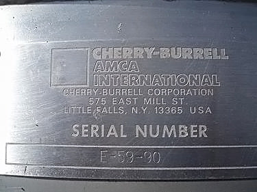 1990 Cherry Burrell Feldmeier Equipment Stainless Steel Single Shell Tank – 300 Gallon Cherry Burrell Feldmeier Equipment 