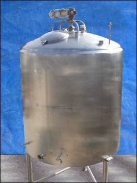 1990 Cherry Burrell Stainless Steel Jacketed Batch Tank - 1200 Gallons Cherry-Burrell 