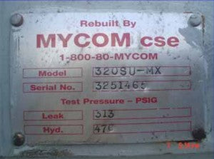 1993 FES 775 / Mycom 320 SU-MX Rotary Screw Compressor Package – 1000 HP FES / Mycom 