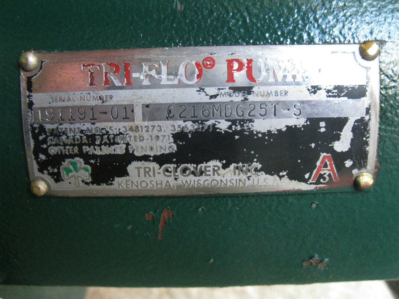 1994 Tri Clover Centrifugal Pump Tri Clover 