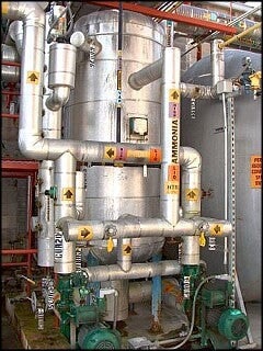 1995 RVS Ammonia Recirculator Package - 39 in. Dia. x 6 ft. 10 in. H Refrigeration Valves and Systems Corp. 