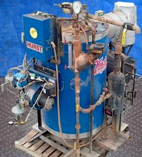 1997 Hurst Vertical Tubeless Boiler 15 hp Hurst 