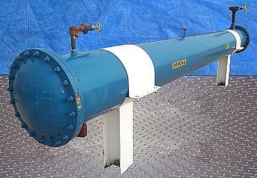 Vilter Shell and Tube 18 ft. Ammonia Heat Exchanger - 712 sq. ft.
