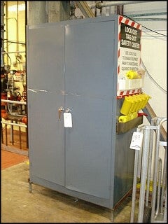 2-Door Steel Storage Cabinet Not Specified 