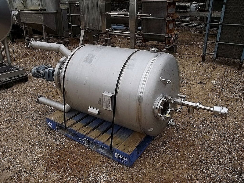 2000 Berchtold Aseptic Stainless Steel Vertical Tank - 130 gallons Berchtold 