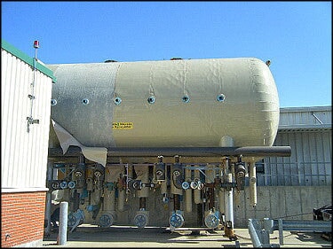 2001 E. L. Nickell Ammonia Recirculator - 144 in Dia. x 32 ft L E. L. Nickell 