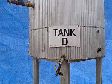 2002 Permian Fabrication & Service Vertical Stainless Steel Heated Tank - 1000 Gallons Permian Fabrication & Service 