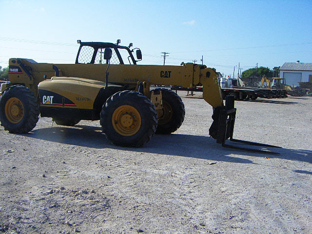9 K Telehandler Caterpillar 9,000 Lb. 4x4x4 Diesel Telescopic Telehandler Forklift